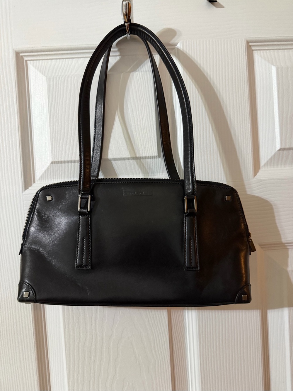 Gucci Black Leather Shoulder Bag